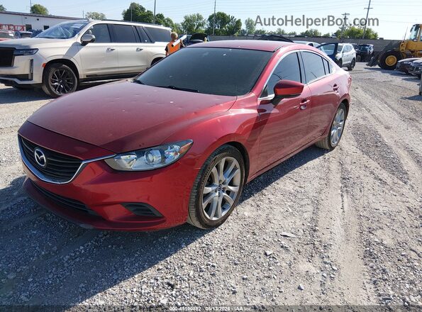 JM1GL1V52H1123871 2017 MAZDA 6 Red Przód lewy