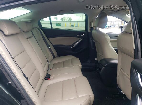 JM1GL1V54H1107039 2017 MAZDA 6 Black Հետևի նստատեղերի տեսք