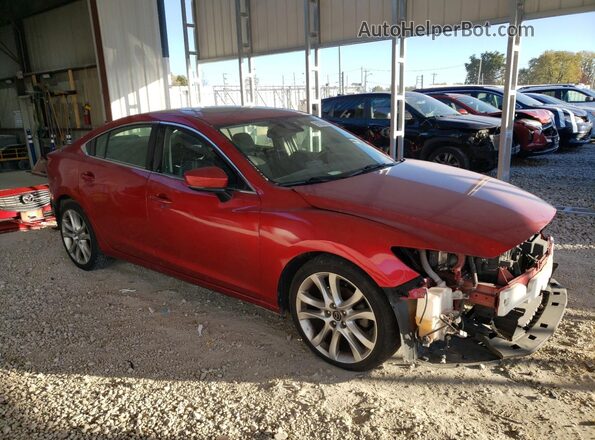 JM1GL1V54H1127212 2017 MAZDA 6 Red წინა მარჯვენა