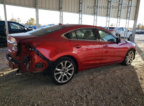 JM1GL1V54H1127212 2017 MAZDA 6 Red უკანა მარჯვენა