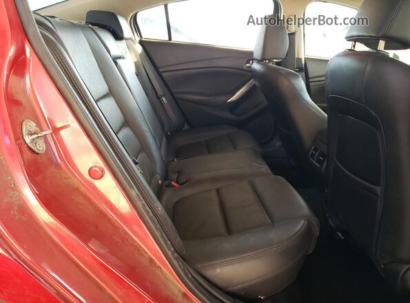 JM1GL1V54H1127212 2017 MAZDA 6 Red უკანა სავარძლების ხედი