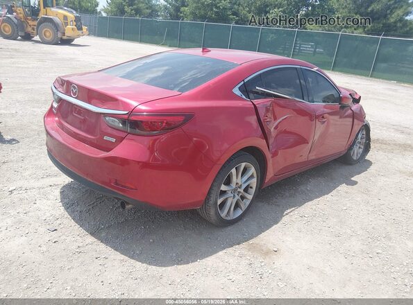 JM1GL1V54H1131700 2017 MAZDA 6 Red Rear right