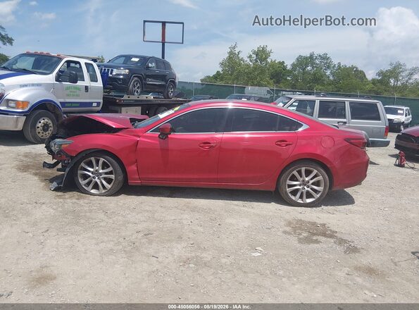 JM1GL1V54H1131700 2017 MAZDA 6 Red Rear interior view