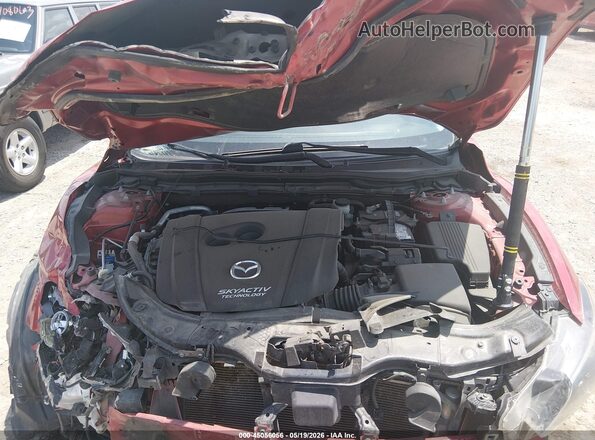 JM1GL1V54H1131700 2017 MAZDA 6 Red Rear view