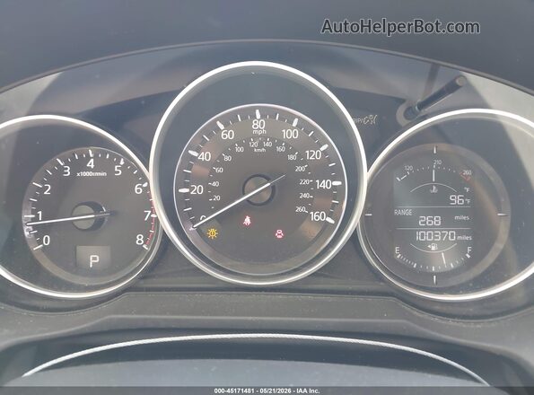 JM1GL1V57H1106225 2017 MAZDA 6 Black Vista de los asientos traseros
