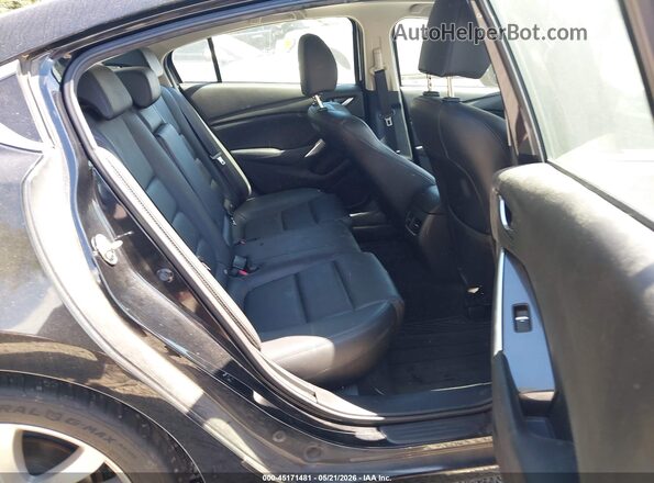 JM1GL1V57H1106225 2017 MAZDA 6 Black Vista de la etiqueta del VIN