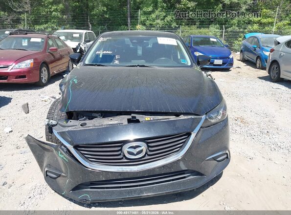 JM1GL1V57H1106225 2017 MAZDA 6 Black Vista interior trasera