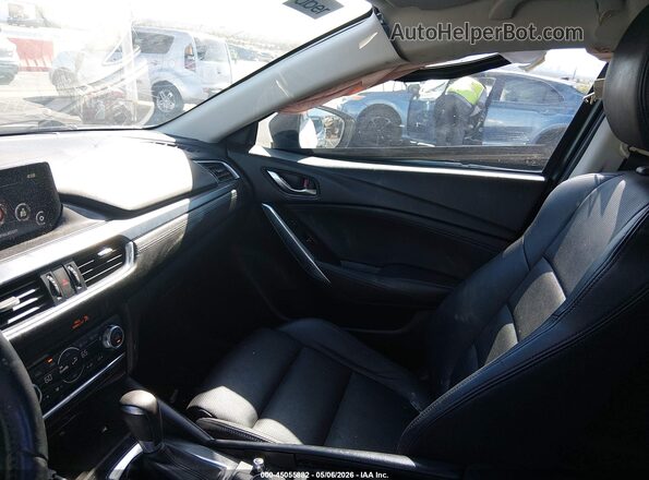 JM1GL1V58H1111367 2017 MAZDA 6 White წინა სალონის ხედი