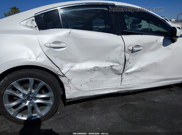 JM1GL1V58H1111367 2017 MAZDA 6 White წინა ხედი