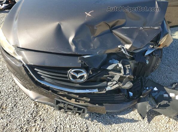 JM1GL1V5XH1106445 2017 MAZDA 6 Gray Вид задньої частини салону