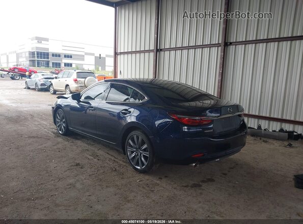 JM1GL1VM0J1307820 2018 MAZDA 6 Blue უკანა მარცხენა