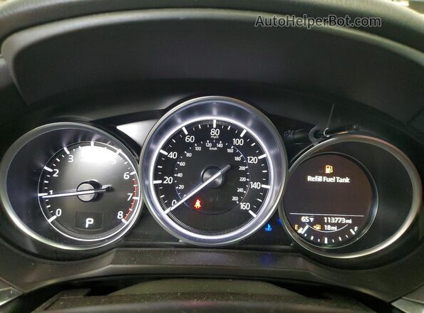 JM1GL1VM0L1523041 2020 MAZDA 6 Black Instrument cluster view