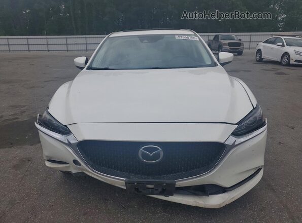 JM1GL1VM1K1502746 2019 MAZDA 6 White Դիմացի տեսք