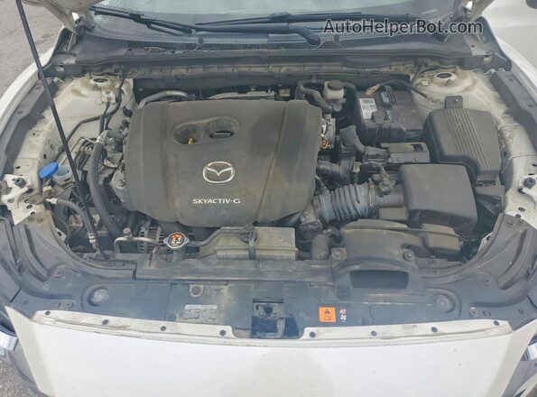 JM1GL1VM1K1502746 2019 MAZDA 6 White Սալոնի հետևի տեսք