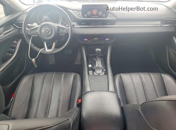 JM1GL1VM1K1502746 2019 MAZDA 6 White Առջևի վահանակի տեսք