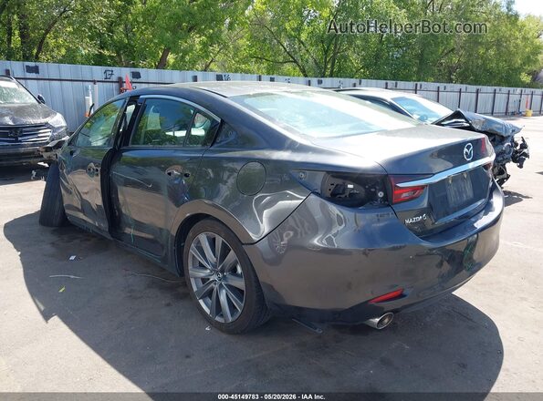 JM1GL1VM1M1616958 2021 MAZDA 6 Gray Rear left