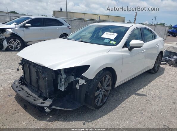 JM1GL1VM2J1334999 2018 MAZDA 6 Белый Передняя левая четверть