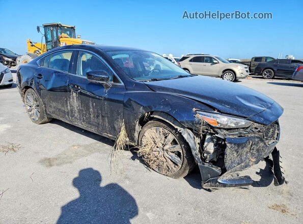 JM1GL1VM6M1608533 2021 MAZDA 6 Blue Front right