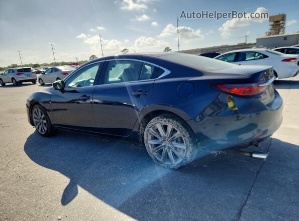 JM1GL1VM6M1608533 2021 MAZDA 6 Blue Rear left