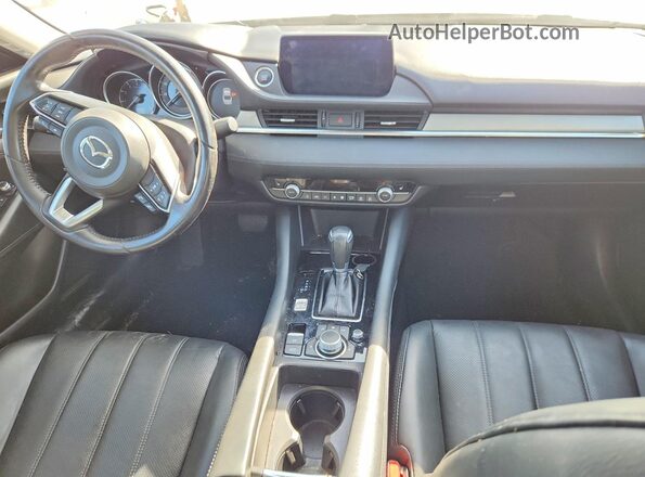 JM1GL1VM6M1608533 2021 MAZDA 6 Blue Dashboard view
