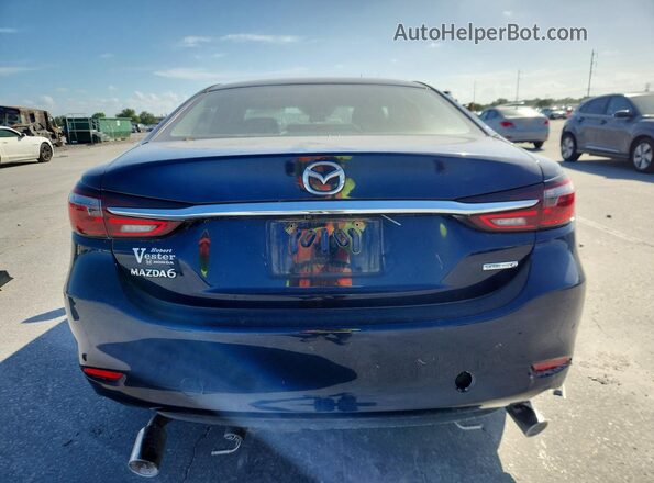 JM1GL1VM6M1608533 2021 MAZDA 6 Blue Rear view