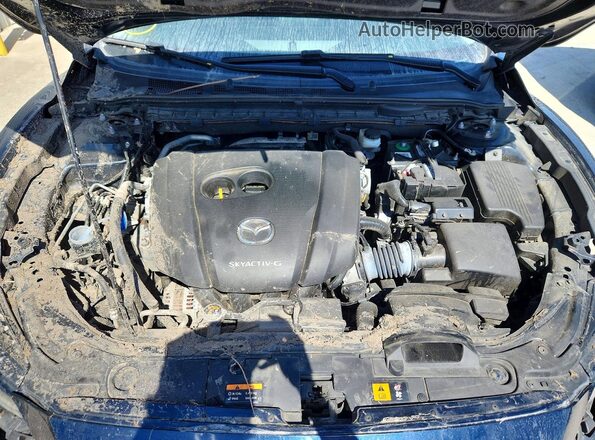 JM1GL1VM6M1608533 2021 MAZDA 6 Blue Rear interior view
