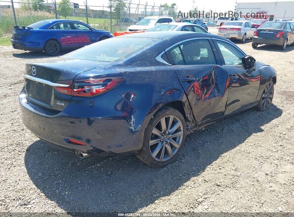 JM1GL1VM7J1329636 2018 MAZDA 6 Blue Հետևի աջ