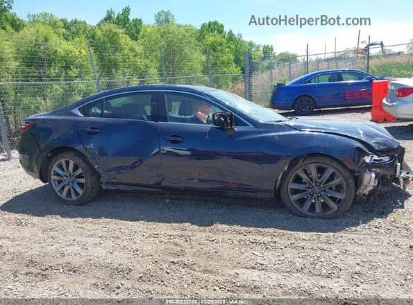 JM1GL1VM7J1329636 2018 MAZDA 6 Blue Սալոնի հետևի տեսք