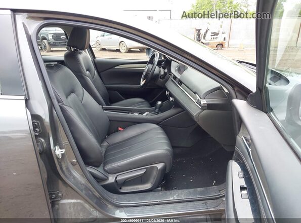 JM1GL1VM8J1323120 2018 MAZDA 6 Gray Widok wnętrza z przodu