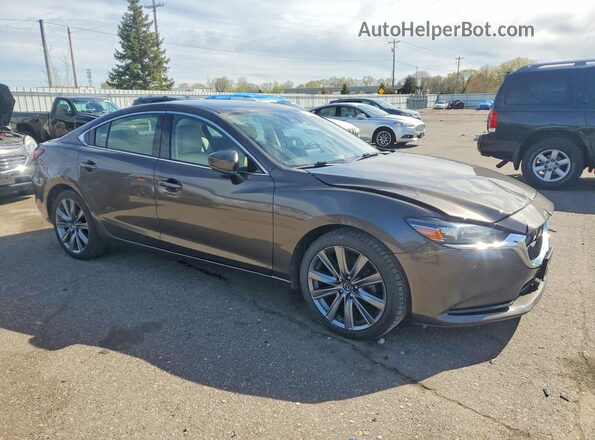 JM1GL1VM9J1306827 2018 MAZDA 6 Серый Передняя правая четверть