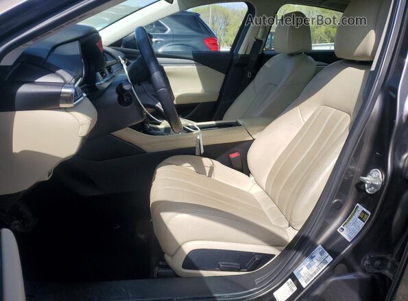 JM1GL1VM9J1306827 2018 MAZDA 6 Серый Вид салона спереди