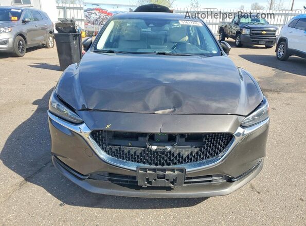 JM1GL1VM9J1306827 2018 MAZDA 6 Серый Вид спереди