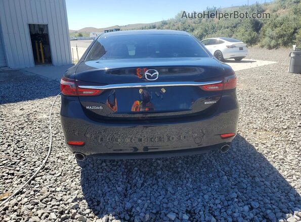 JM1GL1VM9M1613323 2021 MAZDA 6 Black Հետևի տեսք