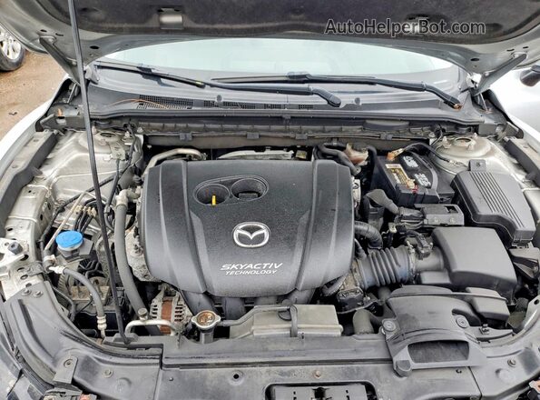 JM1GL1VMXJ1307369 2018 MAZDA 6 Silver უკანა სალონის ხედი
