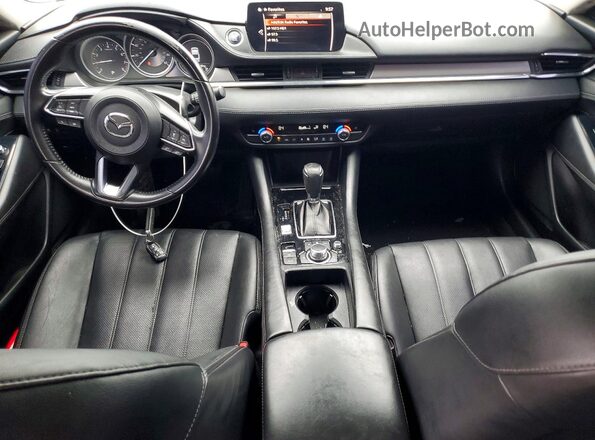JM1GL1VMXJ1307369 2018 MAZDA 6 Silver წინა პანელის ხედი