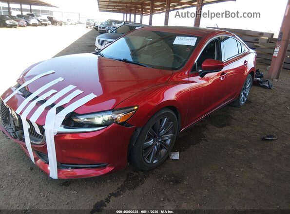 JM1GL1VMXL1525170 2020 MAZDA 6 Red Передня ліва чверть