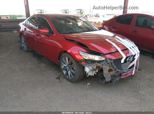 JM1GL1VMXL1525170 2020 MAZDA 6 Red Вид спереду