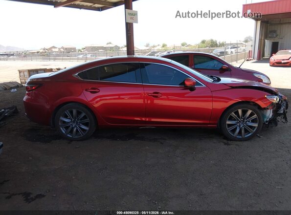 JM1GL1VMXL1525170 2020 MAZDA 6 Red Вид щитка приладів