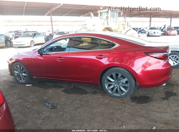 JM1GL1VMXL1525170 2020 MAZDA 6 Red Вид задньої частини салону