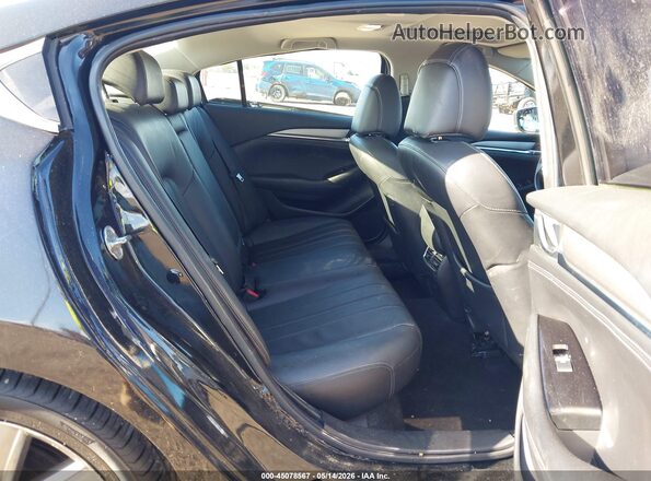 JM1GL1VMXM1604615 2021 MAZDA 6 Black VIN sticker view