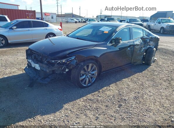 JM1GL1VMXM1604615 2021 MAZDA 6 Black Front left