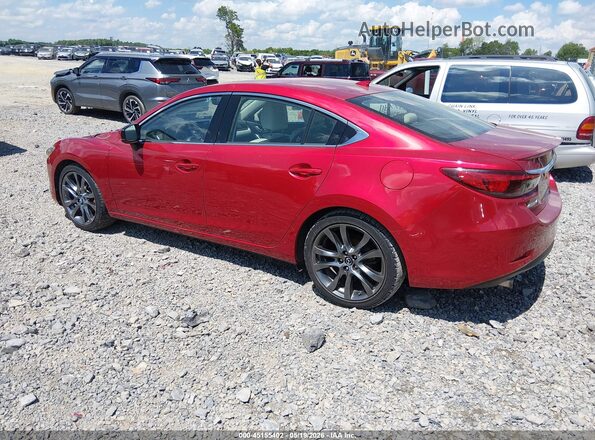 JM1GL1W58H1128507 2017 MAZDA 6 Red Rear left