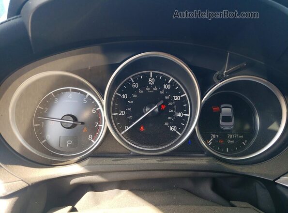 JM1GL1WY3K1505987 2019 MAZDA 6 Gray Instrument cluster view
