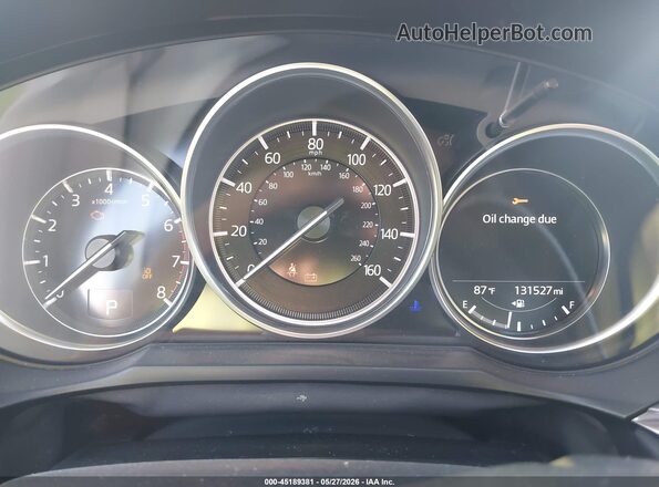 JM1GL1WY7J1316905 2018 MAZDA 6 Black Vista de los asientos traseros