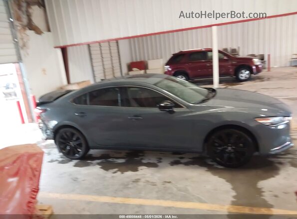 JM1GL1WY7M1600216 2021 MAZDA 6 Серый Вид задней части салона