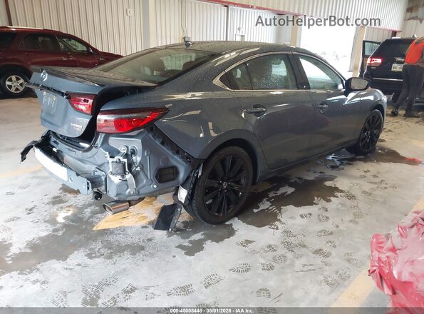 JM1GL1WY7M1600216 2021 MAZDA 6 Серый Задняя правая четверть