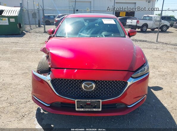 JM1GL1XY5M1605462 2021 MAZDA 6 Red Widok zestawu wskaźników
