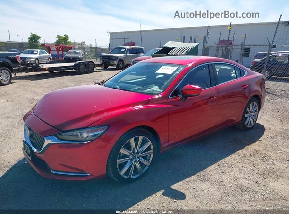 JM1GL1XY5M1605462 2021 MAZDA 6 Red Przód lewy