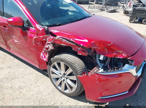 JM1GL1XY5M1605462 2021 MAZDA 6 Red Widok z przodu