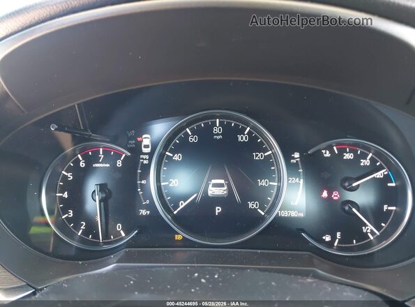 JM1GL1XY5M1605462 2021 MAZDA 6 Red Widok tylnych siedzeń